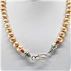 Image 4 : Pink Pearl Baroque Center Pearls Necklace