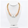 Image 5 : Pink Pearl Baroque Center Pearls Necklace
