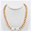 Image 6 : Pink Pearl Baroque Center Pearls Necklace