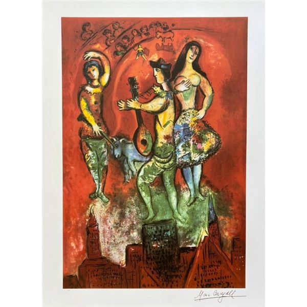 Marc Chagall CARMEN Facsimile Signed Offset Lithog