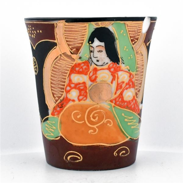 Noritake Figural Porcelain Tumbler Art