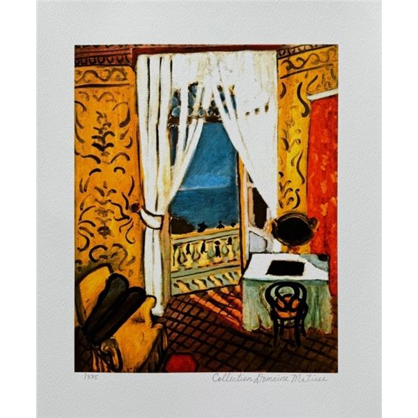 Henri Matisse INTERIOR WITH VIOLIN CASE Signed Gic