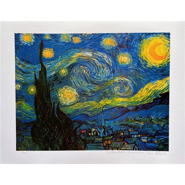 Vincent Van Gogh STARRY NIGHT Signed Edition Gicle