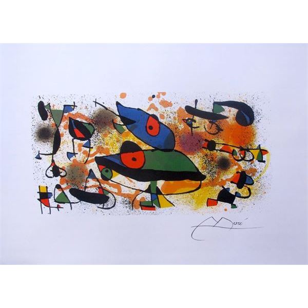 Joan Miro SCULPTURES II Facsimile Signed Lithograp