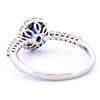 Image 4 : 18k Gold 1.01ct Sapphire & 0.31ct Diamond Ring