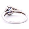 Image 4 : 18k White Gold 0.94ct Sapphire & 0.33ct Diamond Ri
