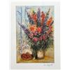 Image 2 : Marc Chagall BOUQUET WITH CHERRIES Offset Lithogra
