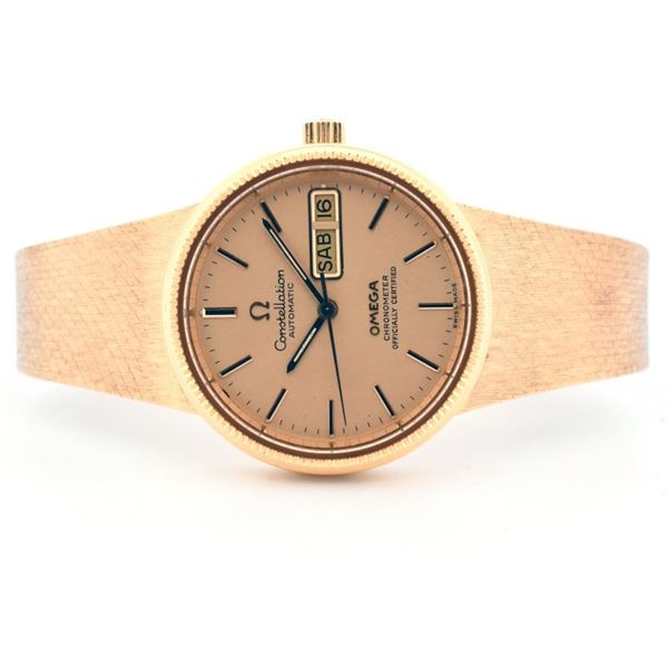 OMEGA Constellation 18K Gold Champagne 36 Watch