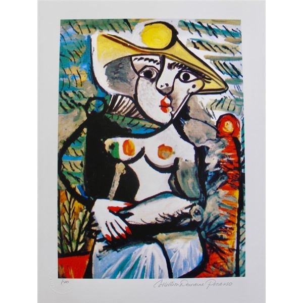 Pablo Picasso HALF NUDE LADY Estate Signed Limited