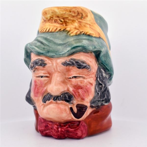 Vintage Staffordshire Character Man with Pipe Jug