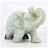 Image 2 : Carved Jade & Marble Elephant, 20th Century