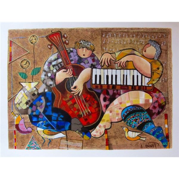 DORIT LEVI FOLKLORE Hand Signed Serigraph