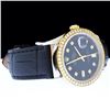 Image 3 : Rolex DateJust YG/SS 1.50ct Diam 36 Leather Strap