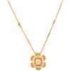 Image 1 : 18K Two-Tone Gold 1.06ct Diamond Necklace
