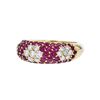 Image 1 : 18K Yellow Gold 1.65ct Ruby & 0.50ctw Diamond Ring