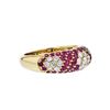 Image 3 : 18K Yellow Gold 1.65ct Ruby & 0.50ctw Diamond Ring