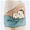 Image 3 : Southwest Pottery Vase Pueblo Scene Signed