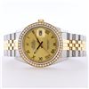 Image 1 : Rolex DateJust YG/SS 1.25ct Diamond 36 Wristwatch