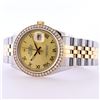 Image 2 : Rolex DateJust YG/SS 1.25ct Diamond 36 Wristwatch