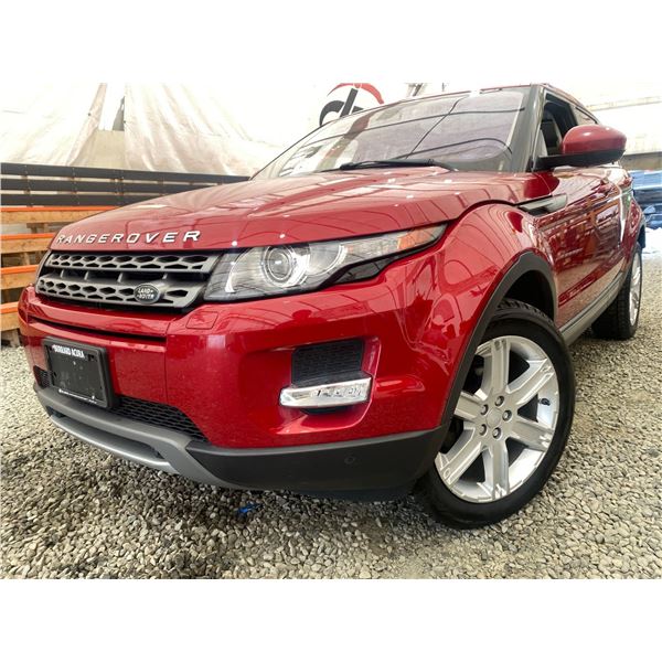 PARKSVILLE - 2015 LAND ROVER RANGE ROVER EVOQUE RED 167341 KMS - 076866-4