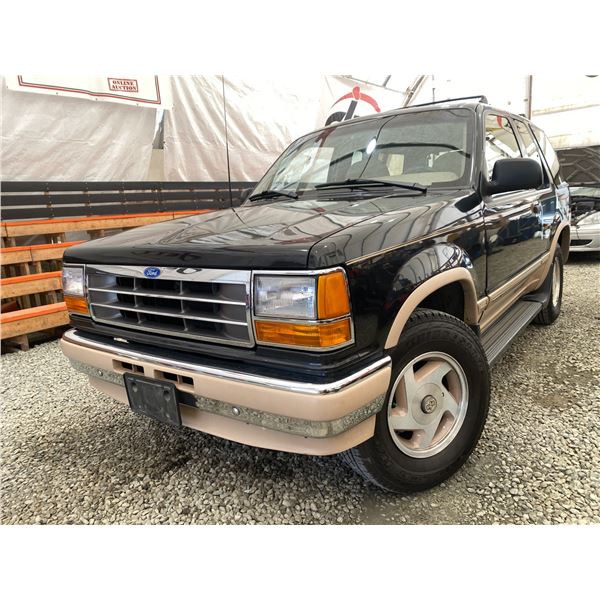PARKSVILLE - 1992 FORD EXPLORER BLACK 120398 KMS - B45939-3