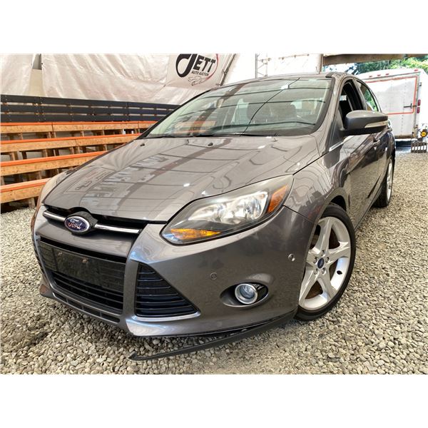 PARKSVILLE - 2013 FORD FOCUS GREY 195296 KMS - 101570-3