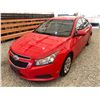 Image 3 : PARKSVILLE - 2014 CHEVROLET CRUZE RED 166403 KMS - 437802-3