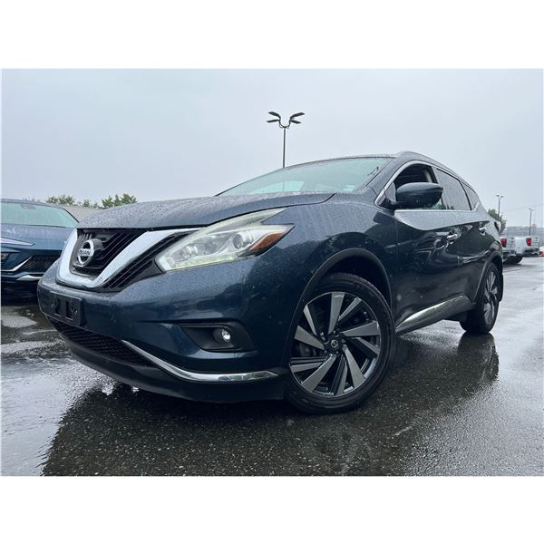 "REMOTE SALE" - 2017 NISSAN MURANO BLUE 72308 KMS - 201570-3