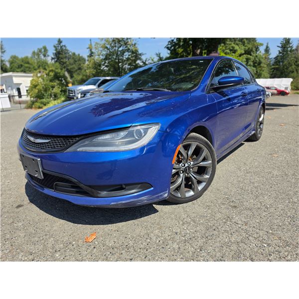 DUNCAN - 2016 CHRYSLER 200 BLUE 194020 KMS - 180955A-1