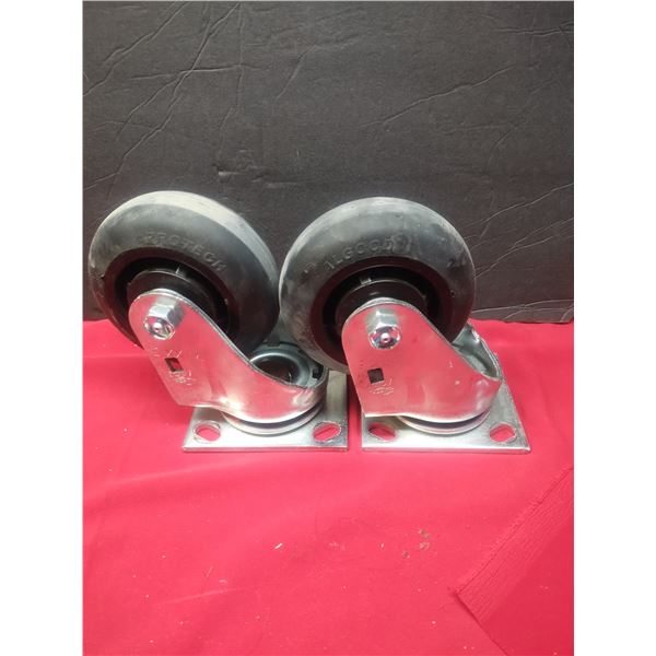Pair of Swivel Castor Wheels 4