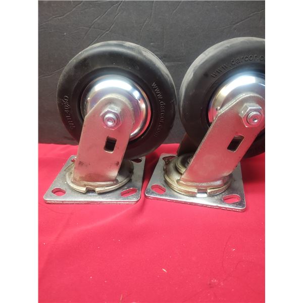 Pair of Swivel Castor Wheels 13