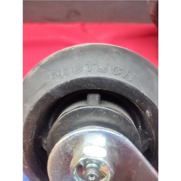 Pair Of Fixed Castor Wheels 6