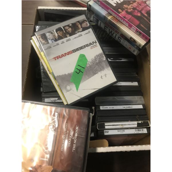 BOX C/W ASSORTED MOVIES