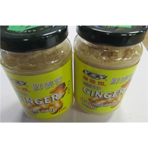 SHELF PULLS (AS IS):  MINCED GINGER (2 JARS X 210G)