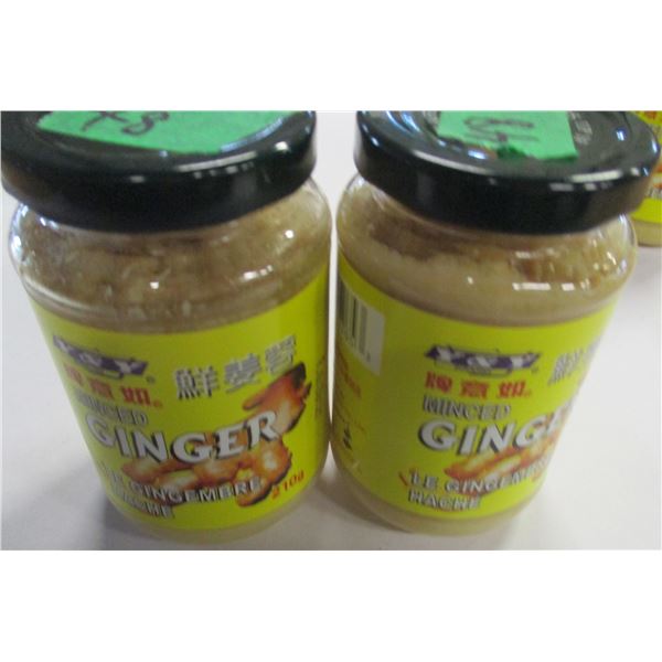 SHELF PULLS (AS IS):  MINCED GINGER (2 JARS X 210G)