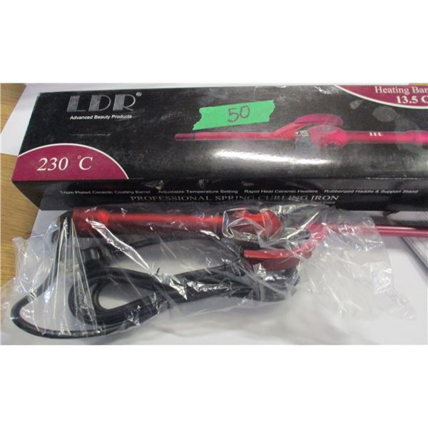 SHELF PULLS (AS IS):  LDR ADVANCED BEAUTY PRODUCTS CURLING IRON