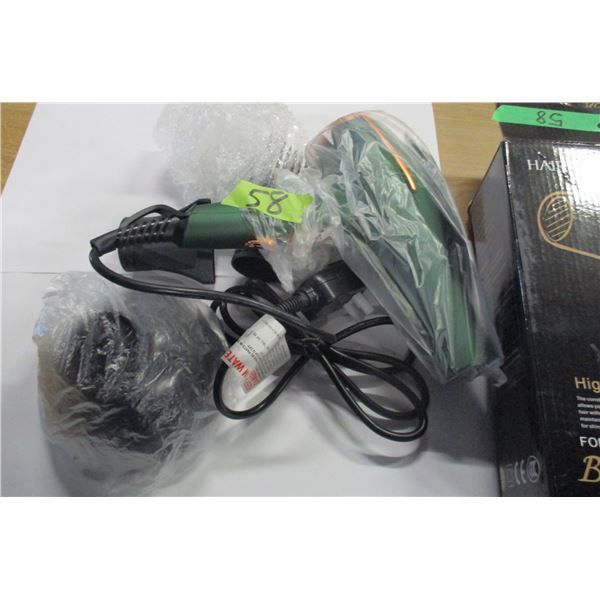 SHELF PULLS (AS IS):  SALON STYLE HAIR DRYER