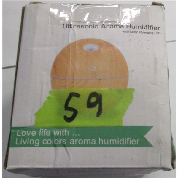 SHELF PULLS (AS IS):  ULTRASONIC AROMA HUMIDIFIER