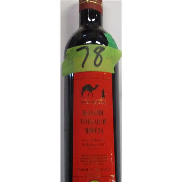 SHELF PULLS (AS IS):  BALSAMIC VINEGAR OIL