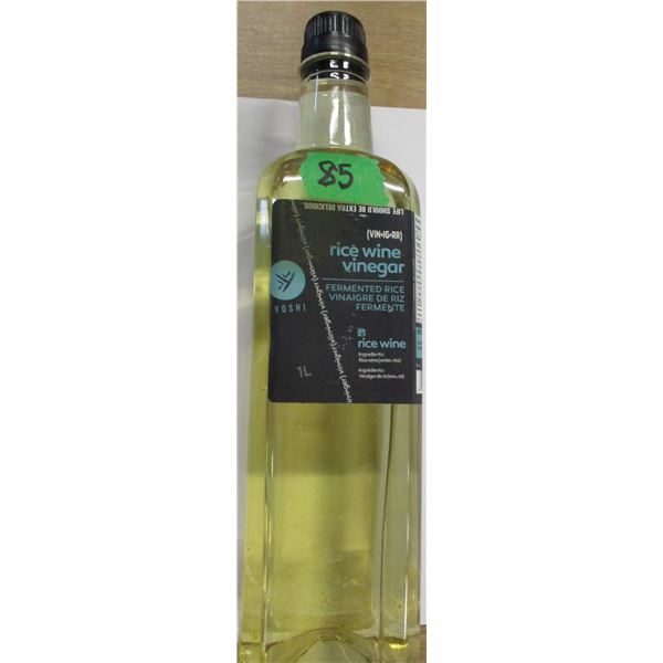 SHELF PULLS (AS IS):  WINE VINEGAR (1L) - BOTTLE