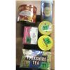 Image 1 : SHELF PULLS (AS IS):  6 ASSORTED TINS/BOXES OF TEAS