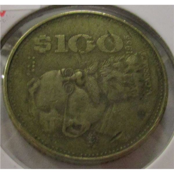 1985 MEXICO $100 PESO