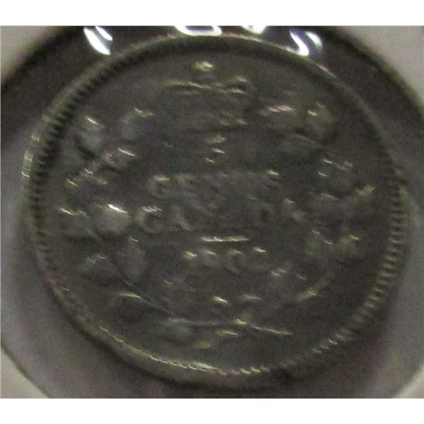 1902 CANADA KING EDWARD VII SILVER FIVE CENT