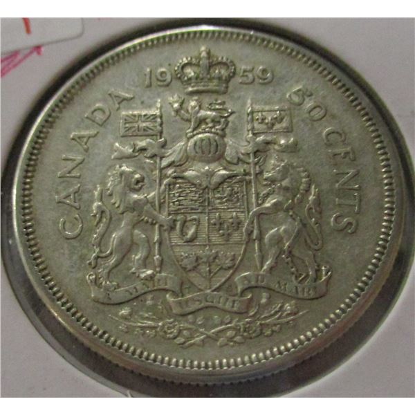 1963 CANADA SILVER HALF DOLLAR