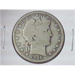 1906-O Barber Half Dollar