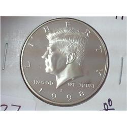 1998-S Kennedy Half Dollar (Gem Proof)