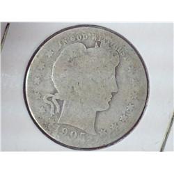 1905 Barber Quarter