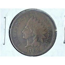 1902 Indian Head Cent (Fine +)