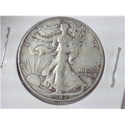 1942-S Walking Liberty Half Dollar