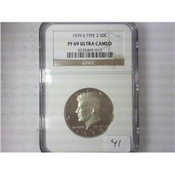 1979-S Type II Kennedy Half NGC PF69 Ultra Cameo